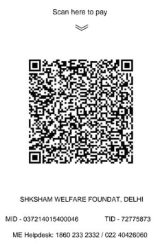 Scan for UPI or Direct Payment